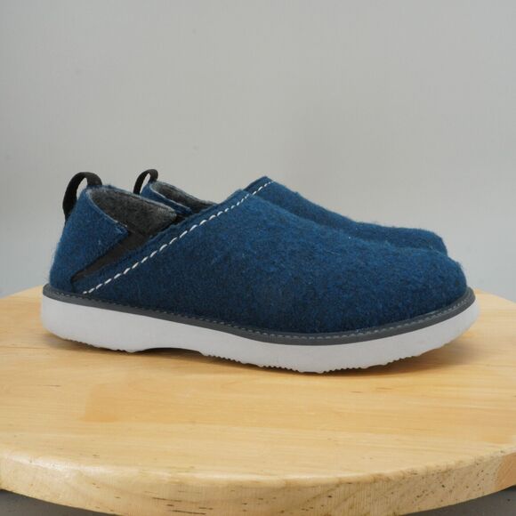 Samuel Hubbard Spring Back Mens Size 9.5 Comfort Shoes Royal Blue Felted Fleece - Picture 1 of 9